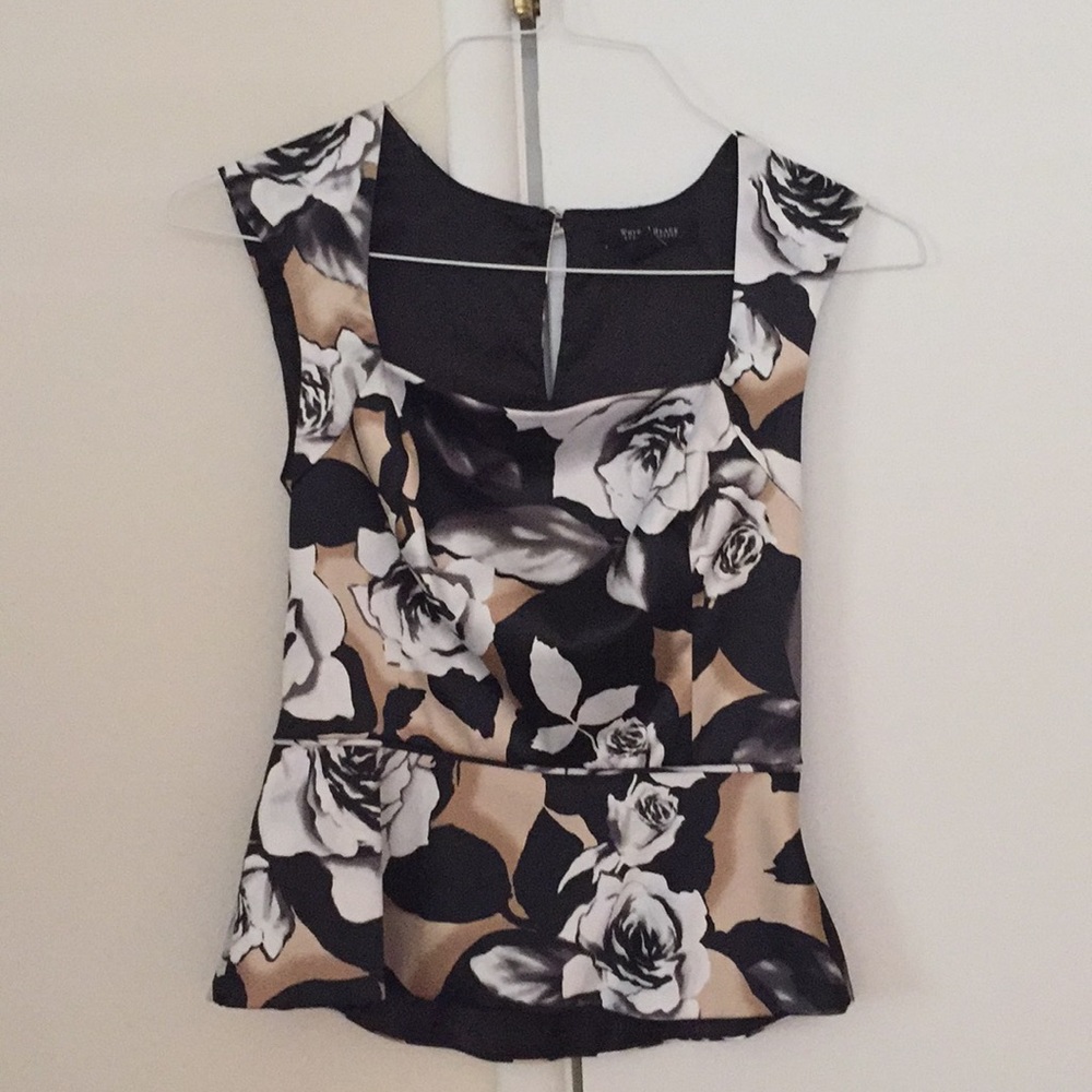 Black & White Blouse